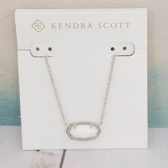 Kendra Scott Elisa Necklace Opal - Picture 1 of 11